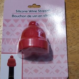Red Silicone Wine Stopper